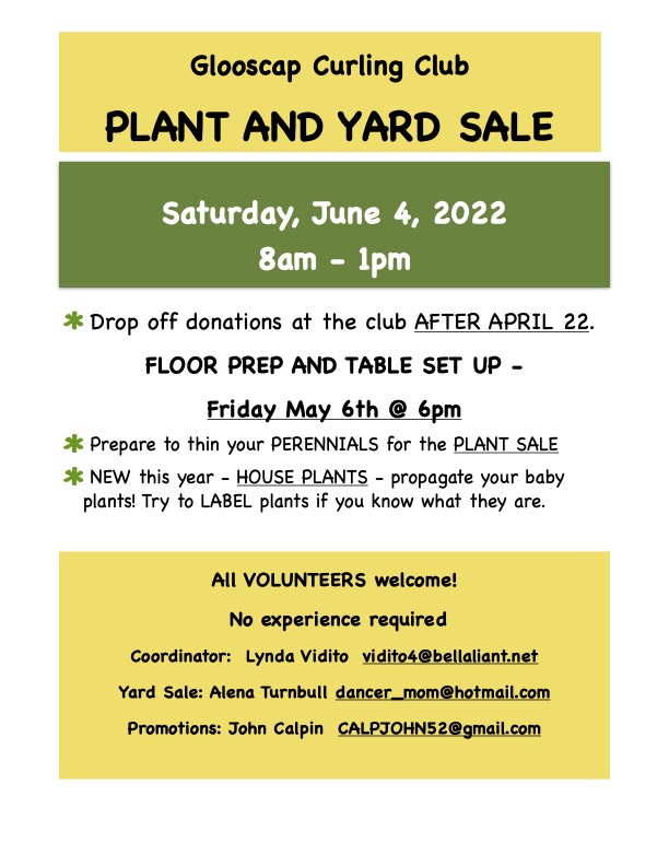 PLANT AND YARD SALE 2022 1