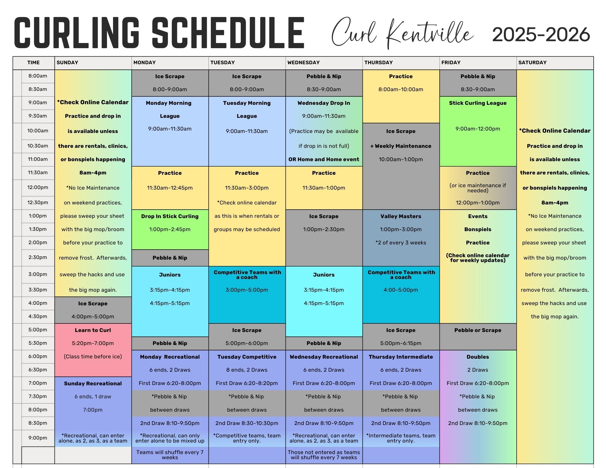 2025 2026 Schedule Version 6 Jan 14 26